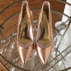 Ted Baker rose gold heels